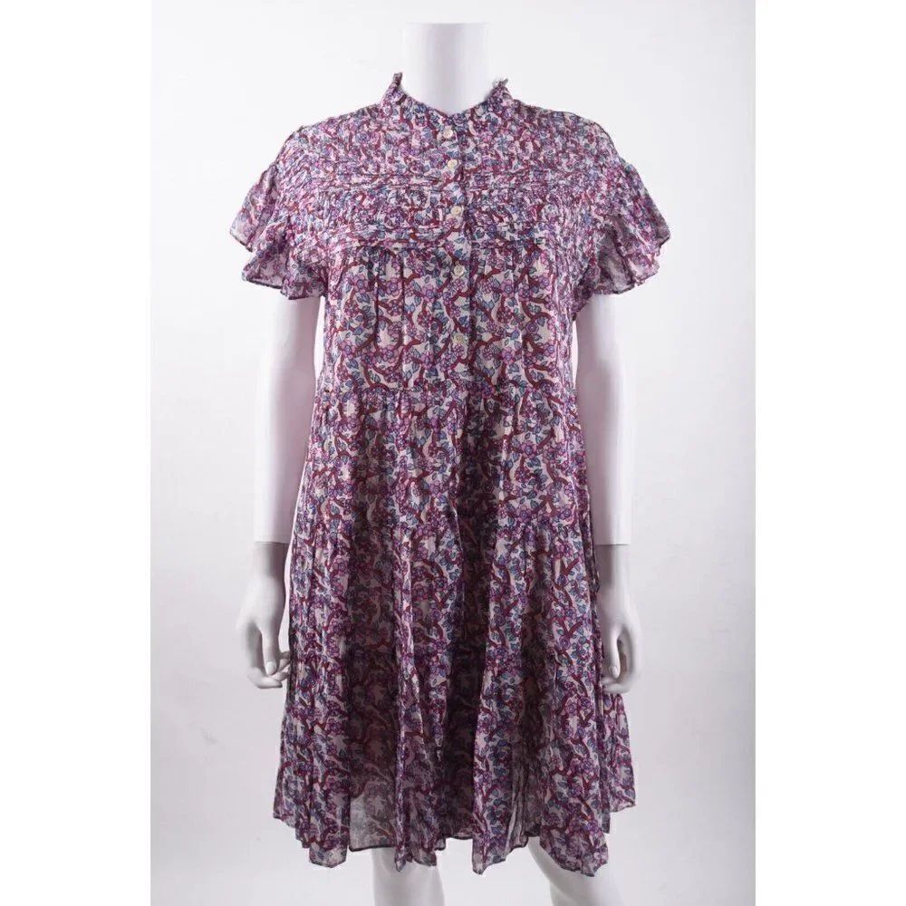 Isabel Marant Etoile Womens Lanikaye Floral Dress Sz 36 US 4 Multi Floral NWT